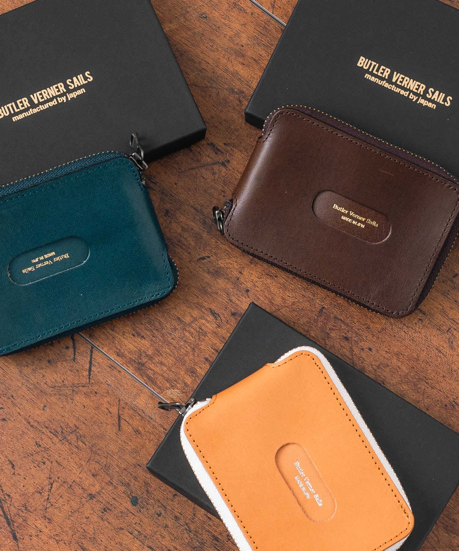 Butler Verner Sails バトラーバーナーセイルズ 日本製 国産カード＆コインケース JW-1974 12332