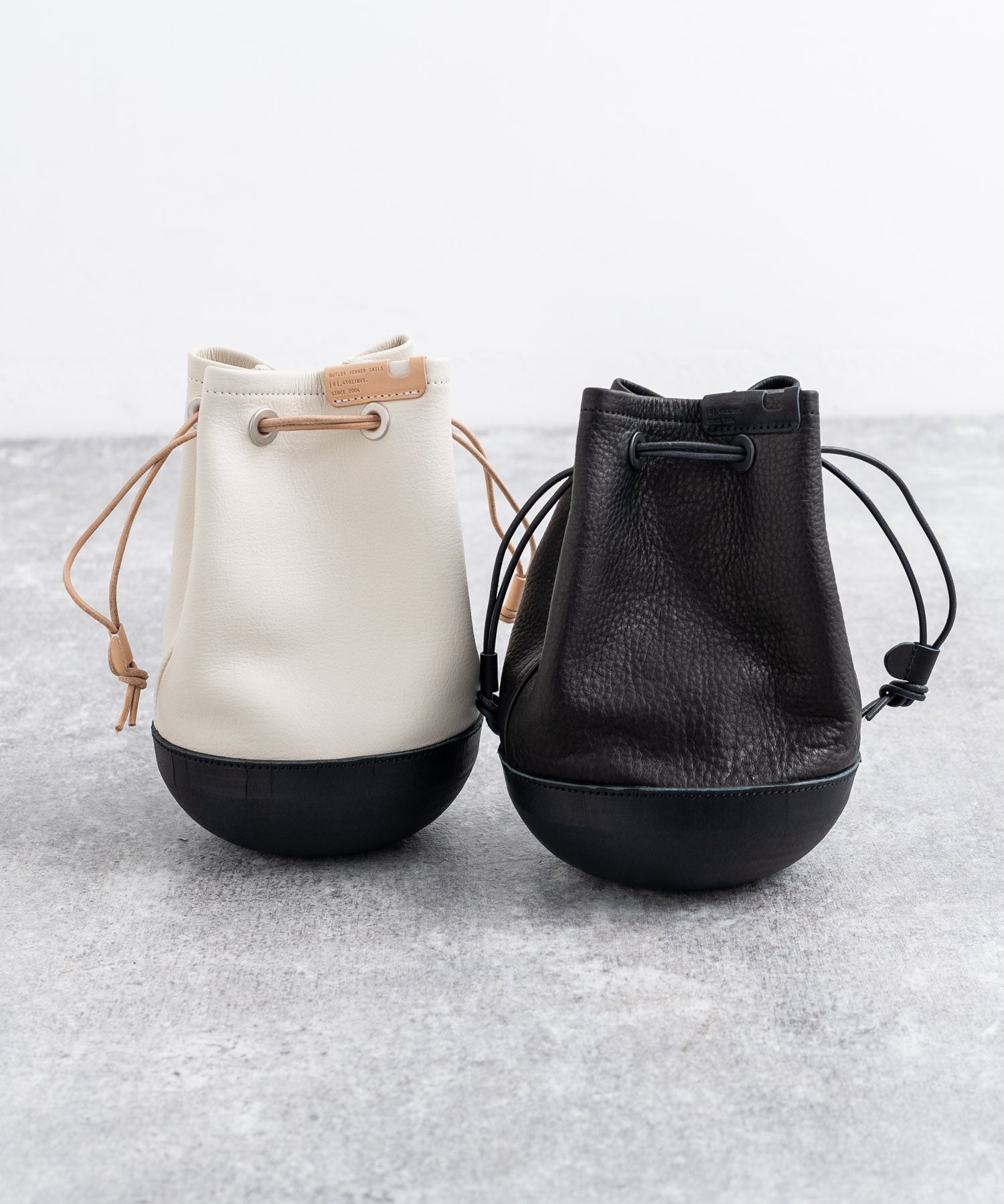 Butler Verner Sails バトラーバーナーセイルズ 日本製 国産DARUMA ALLレザー巾着バッグ JA-2635 11515