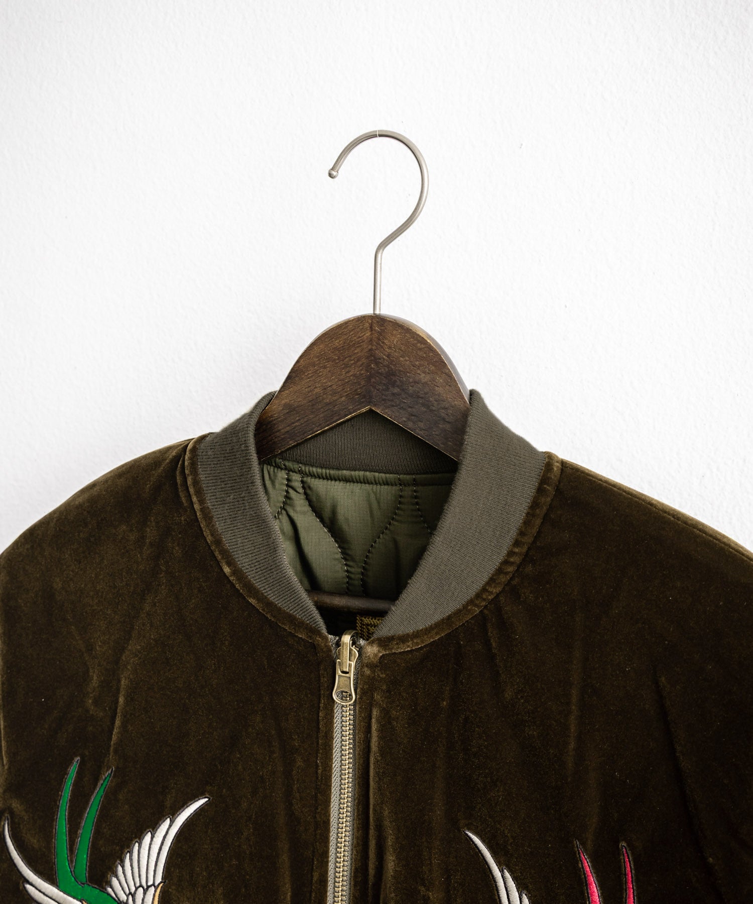 YOIDORE 酔いどれ スーベニア刺繍キルティング2wayリバーシブルジャケット 14890