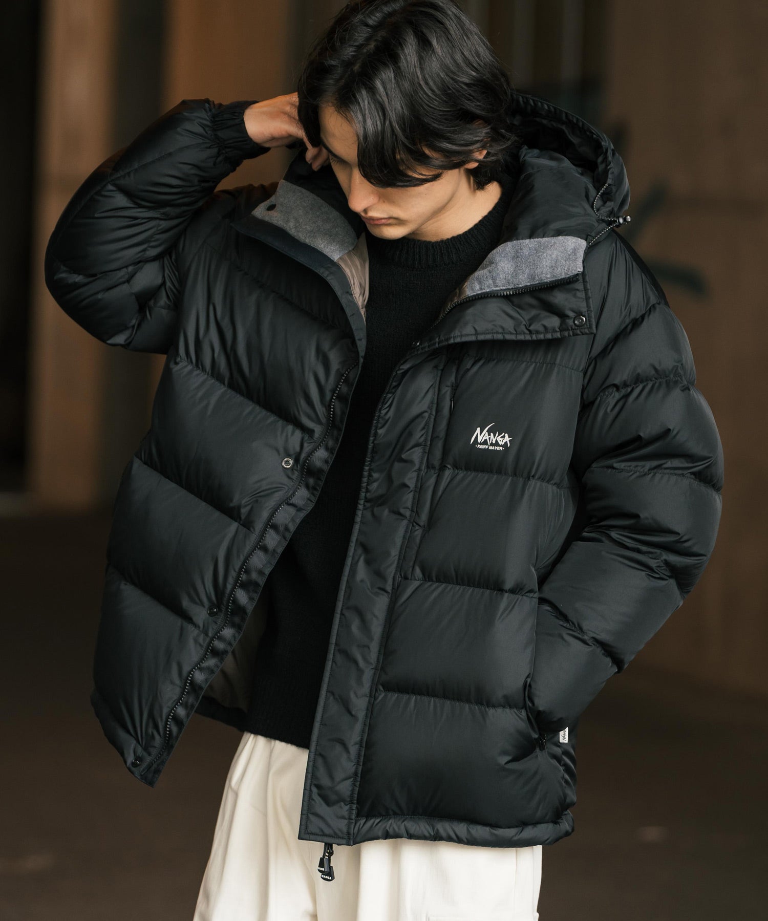 NANGA × KRIFF MAYER 別注コラボ レトロダウンジャケット ナンガ クリフメイヤー