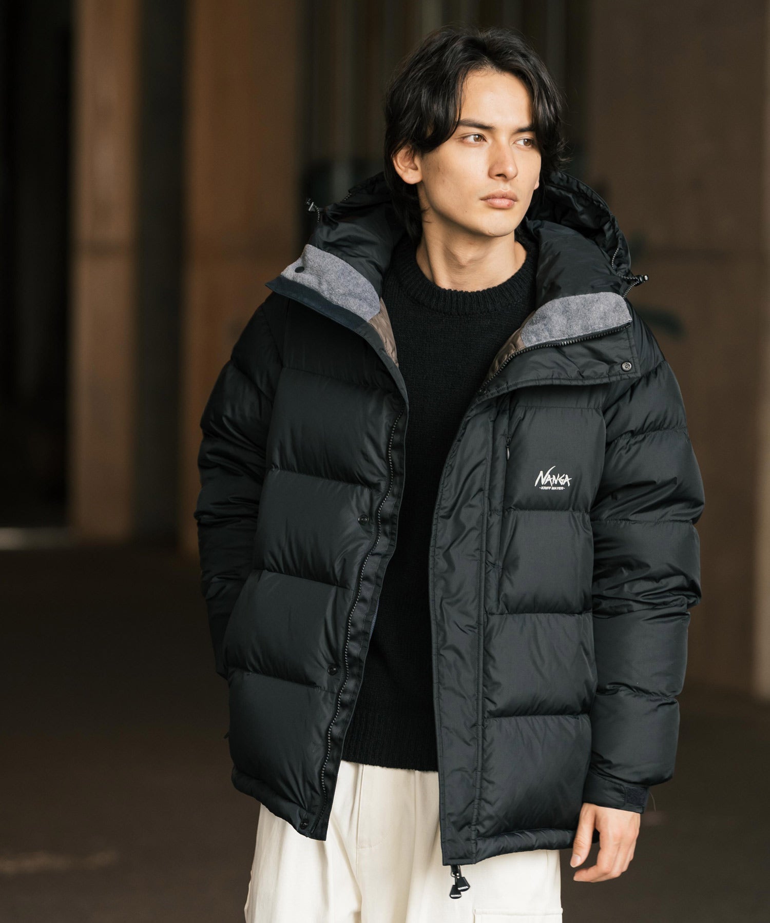 NANGA × KRIFF MAYER 別注コラボ レトロダウンジャケット ナンガ クリフメイヤー