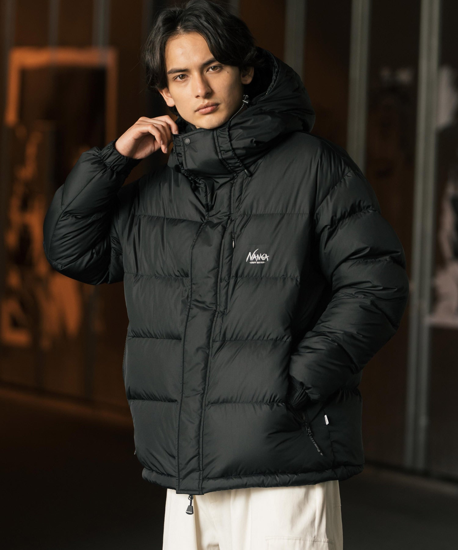 NANGA × KRIFF MAYER 別注コラボ レトロダウンジャケット ナンガ クリフメイヤー