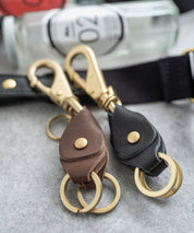 Butler Verner Sails バトラーバーナーセイルズ 日本製 国産ブラス×栃木レザーダブルキーホルダー JA-1897 11048