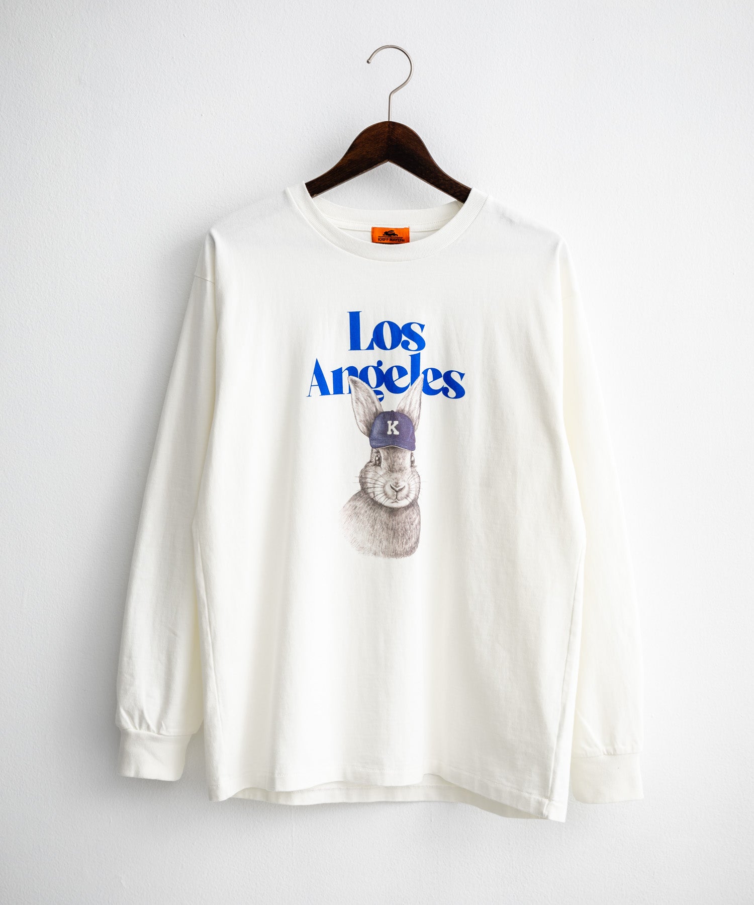KRIFF MAYER クリフメイヤー RUUU ルー イラストレーターコラボ長袖プリントTシャツ LA 2435806