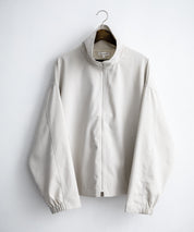 オーバーサイズTRストレッチスタンドカラージャケット ジップアップショートブルゾン 14120