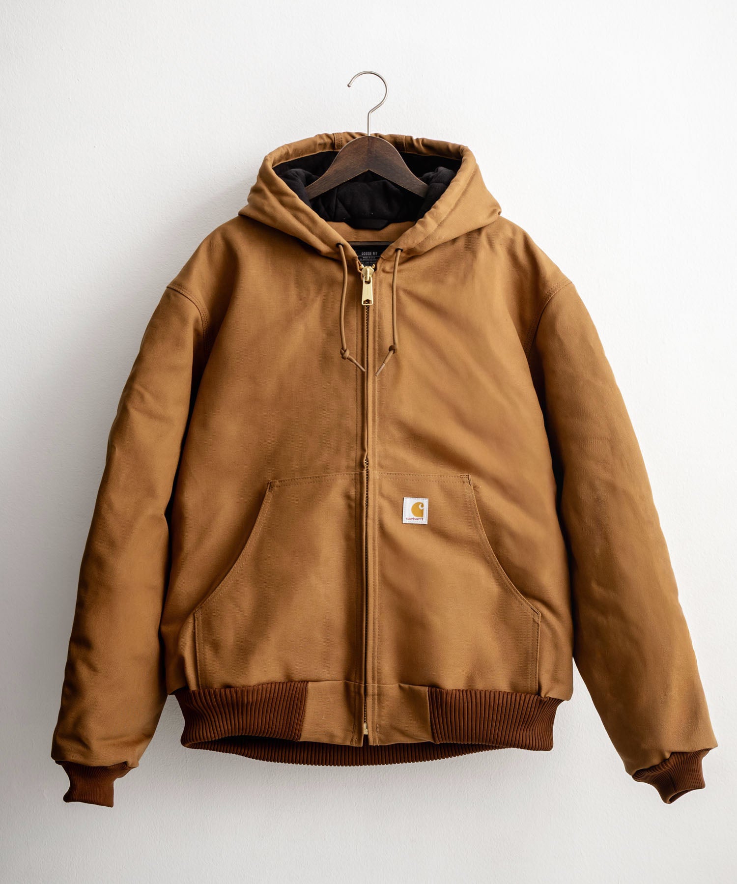 Carhartt カーハート DUCK QUILTED FLANNEL-LINED ACTIVE JACKET オーバーサイズアクティブフードジャケット 15385