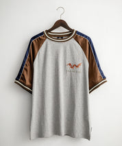 KRIFF MAYER クリフメイヤー スーベニア龍刺繍スカジャンTシャツ/リブラインラグランカットソー 2547202 15867