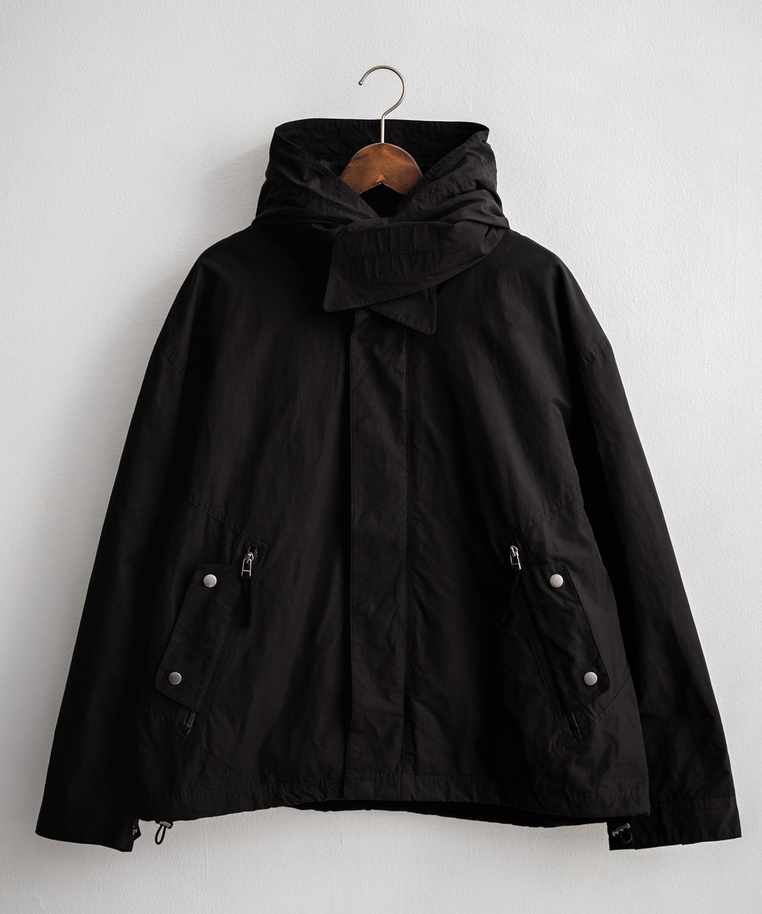 Audience オーディエンス 綿ナイロン高密度ポプリン脱着フード付きM-65ショートモッズコート AUD7351 14838