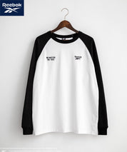 Reebok リーボック オーバーサイズ両胸ロゴ刺繍ロングスリーブTシャツ	14835