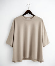 AIR TEC+ 接触冷感・遮熱・UVカット 多機能オーバーサイズショート丈半袖Tシャツ 15429