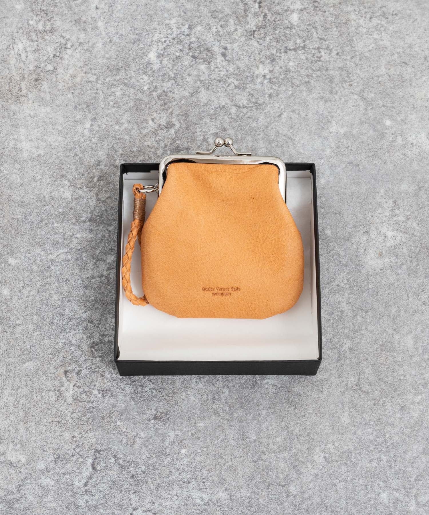 Butler Verner Sails バトラーバーナーセイルズ 日本製 国産ホースレザーがま口ミニウォレット JW-2715 12335