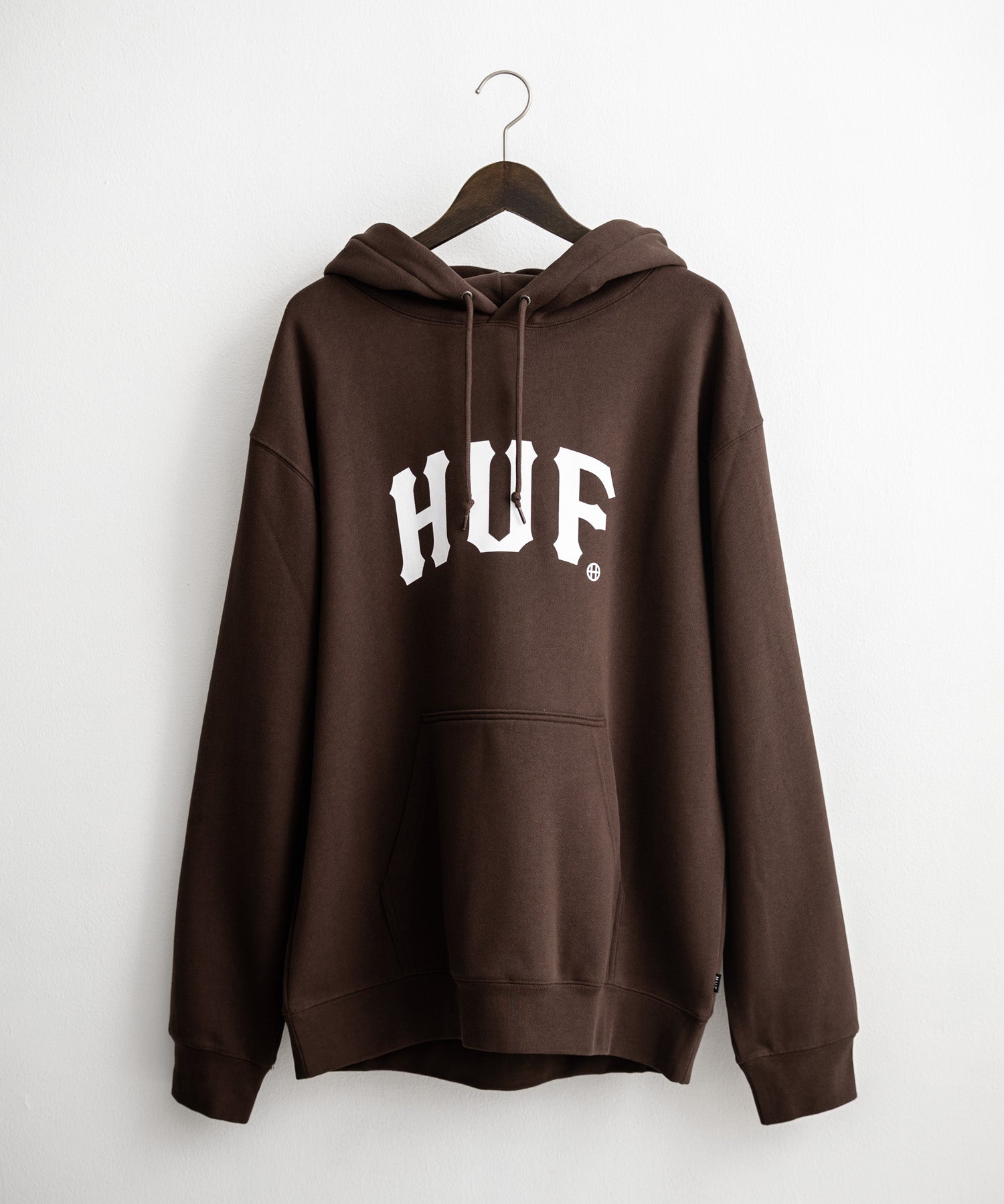 HUF ハフ ARCH P/O HOODIE オーバーサイズアーチロゴプリント裏起毛プルオーバーパーカー 15020