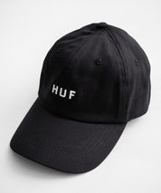 HUF ハフ HUF SET OG CV 6 PANEL HAT ワンポイントロゴ刺繍6パネルカーブベースボールキャップ 15898