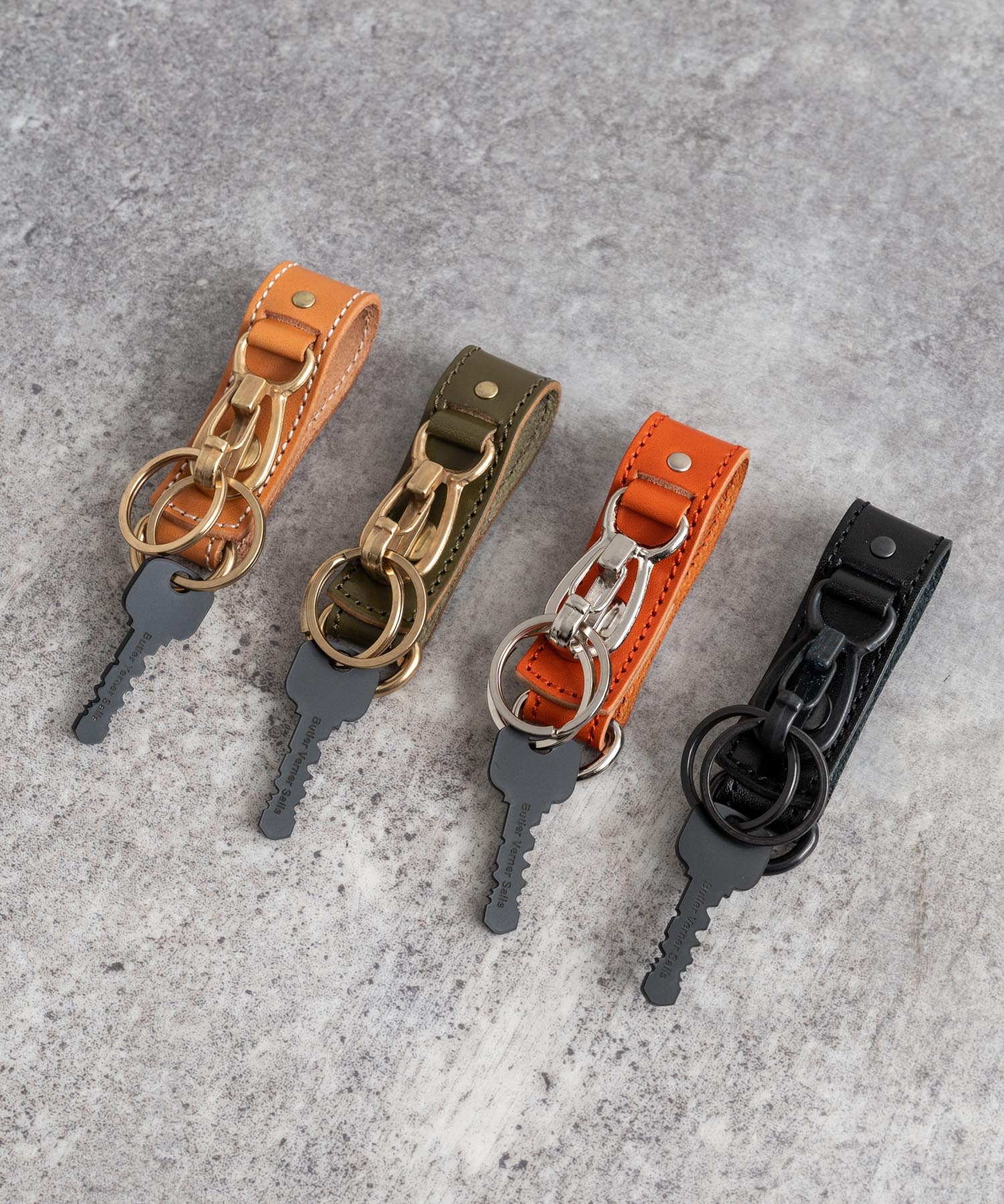 Butler Verner Sails バトラーバーナーセイルズ 日本製 国産 栃木レザーホルダーベルトキーホルダー JW-2473 12338