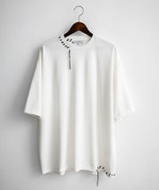 オーバーサイズ ハンドステッチ半袖Tシャツ