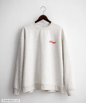 Kellogg's 別注コラボ オーバーサイズヴィンテージライクグラフィックプリント裏起毛スウェットトレーナー 15117