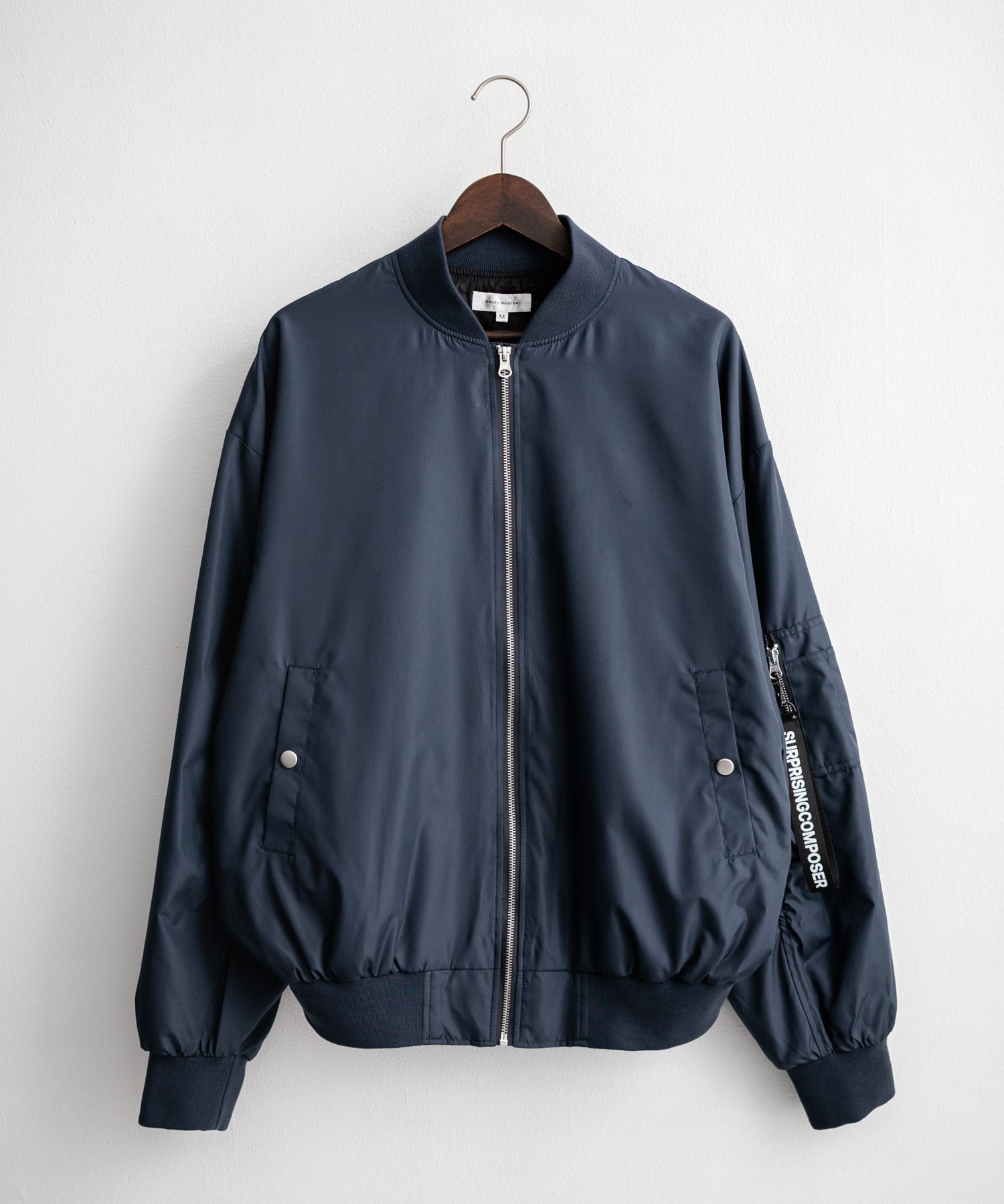 新色追加 ポリDEWSPO オーバーサイズMA-1フライトジャケット/撥水加工ミリタリーブルゾン 15293