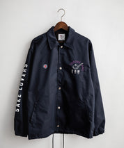 YOIDORE 酔いどれ × 京鼎樓 ジンディンロウ コラボ オーバーサイズ小籠包と酒刺繍コーチジャケット 14889