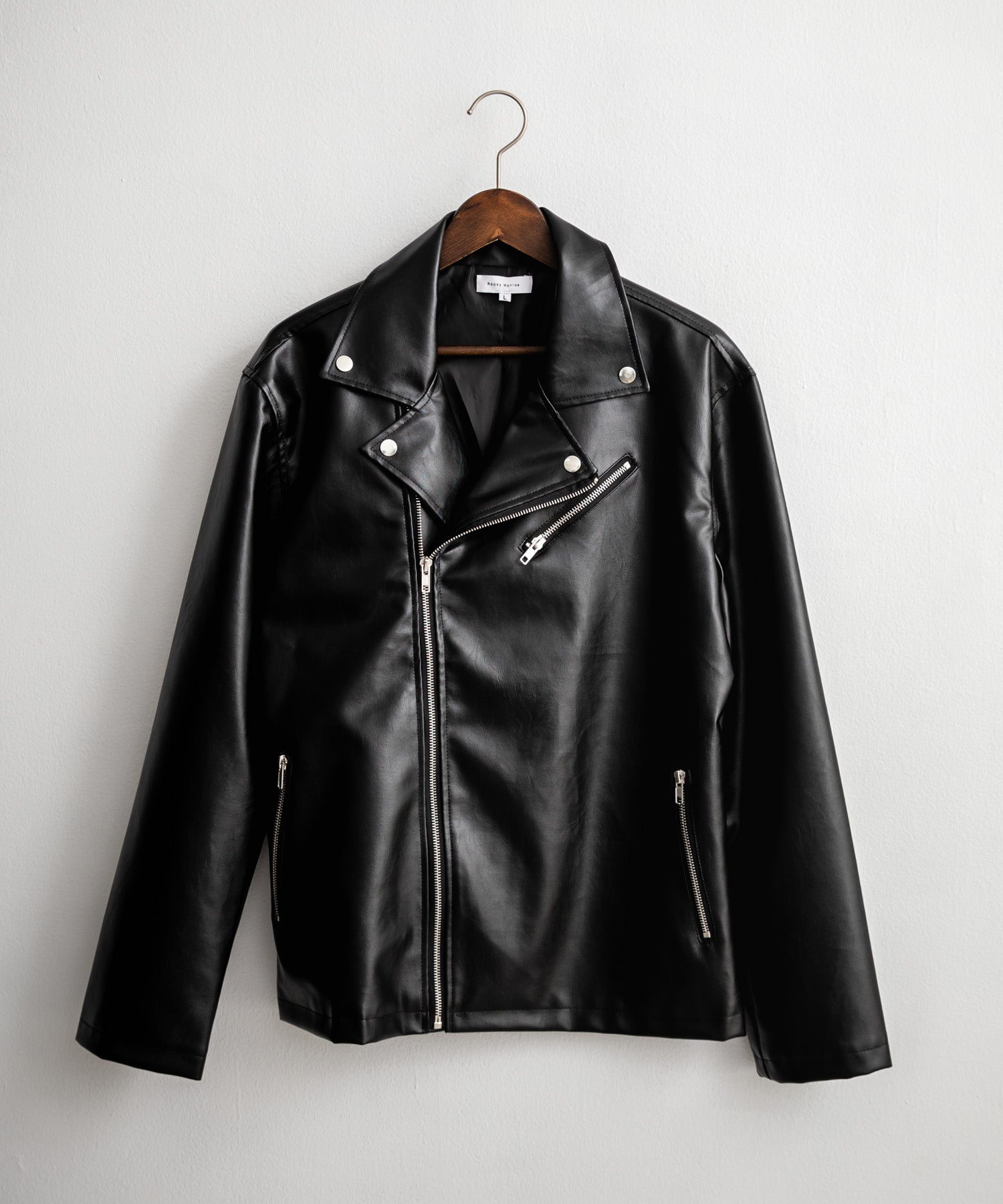 PUレザーダブルライダースジャケット 14682