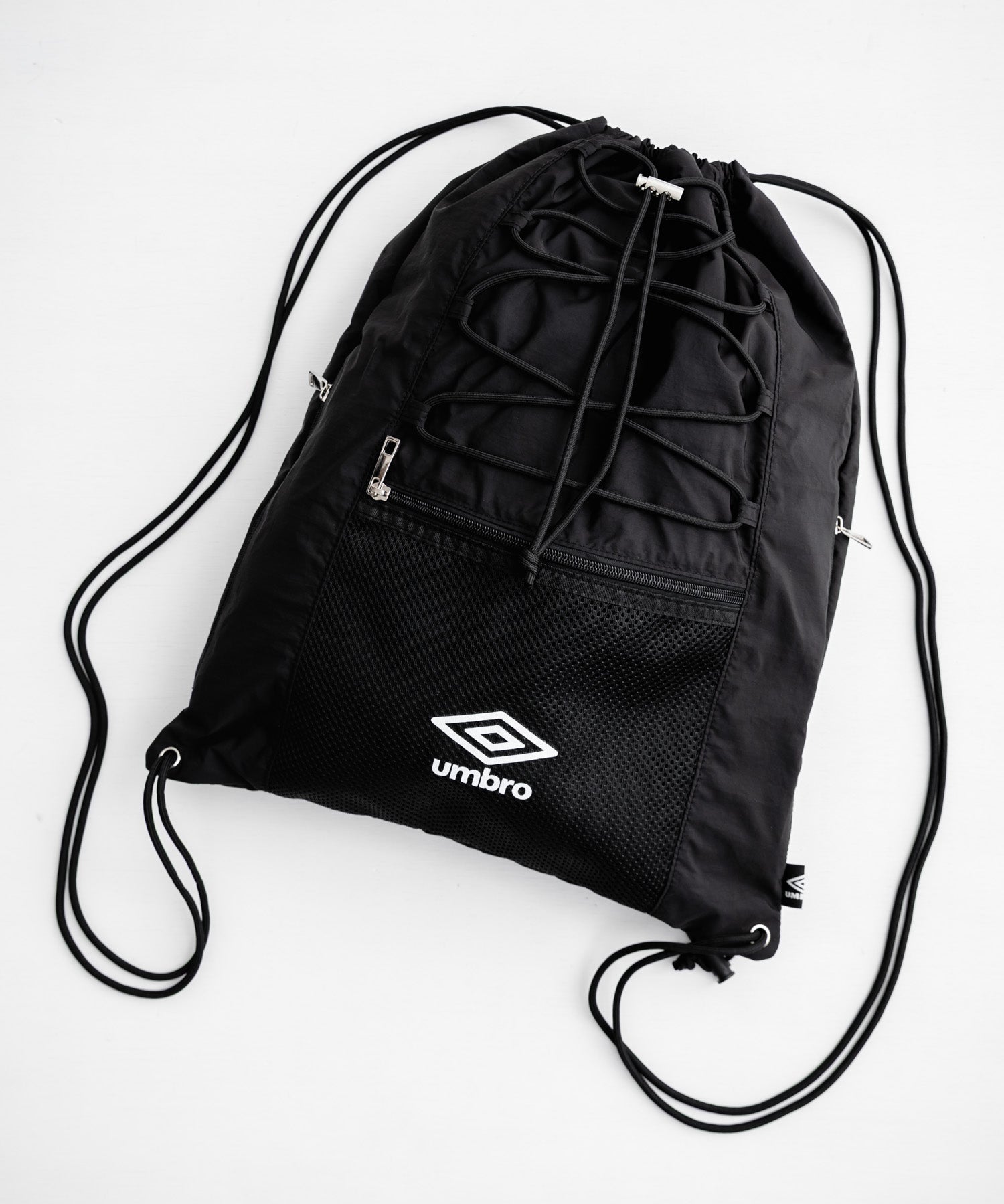 UMBRO 別注コラボ ドローコードワンポイントロゴナップサック 15350