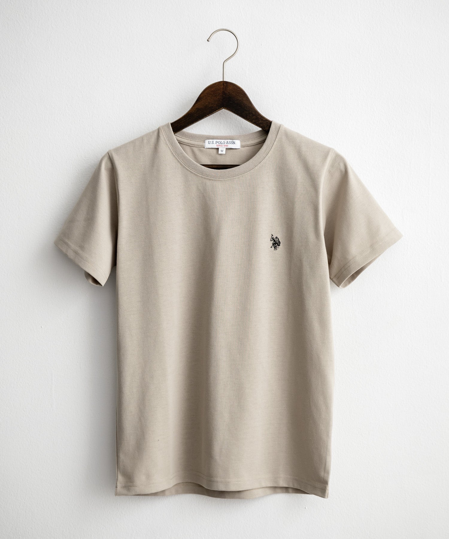 U.S. POLO ASSN. W's 別注コラボワンポイントロゴ刺繍半袖Tシャツ 15442