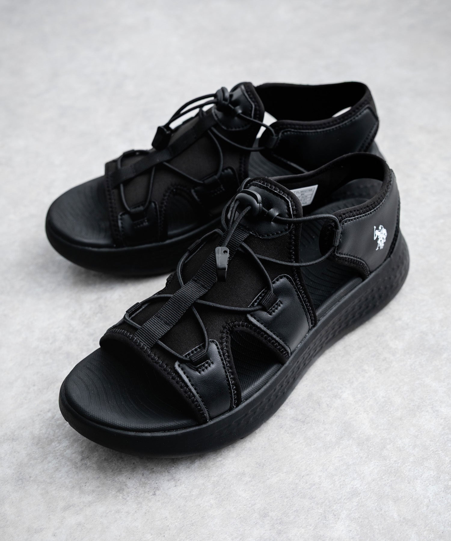 U.S. POLO ASSN. ユーエスポロアッスン ワンポイントロゴ厚底スニーカーサンダル 15734