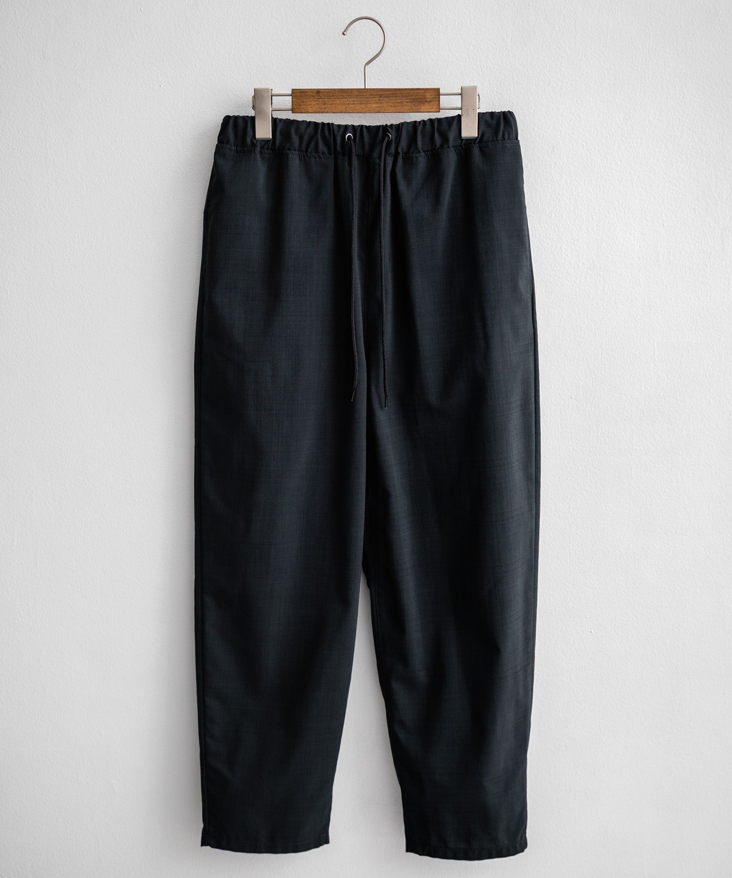 新色追加 接触冷感多機能素材リネンライク アンクルテーパードイージーパンツ 15482