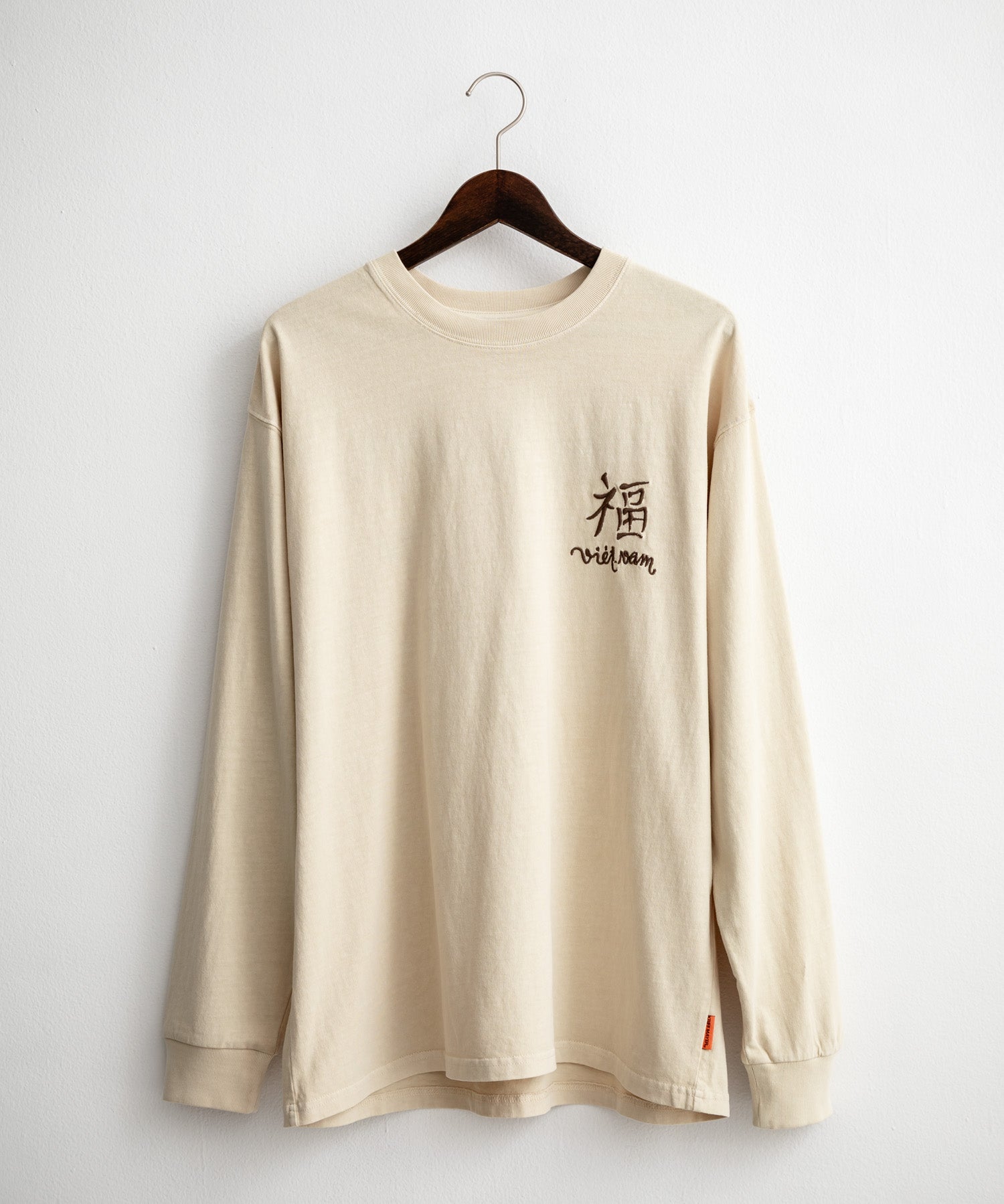 KRIFF MAYER クリフメイヤー オーバーサイズスーベニア刺繍クルーネック長袖Tシャツ(虎) /ロンT 2537203 15603