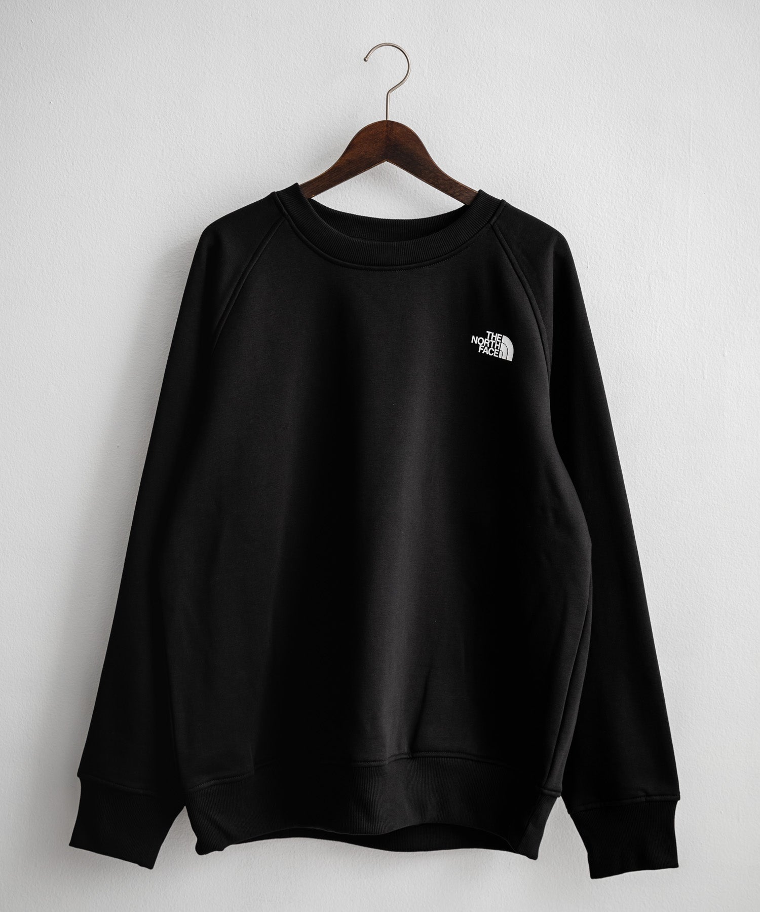 THE NORTH FACE ザ・ノースフェイス MEN S RAGLAN REDBOX CREW/バックプリントラグランクルーネック裏起毛トレーナー 15354