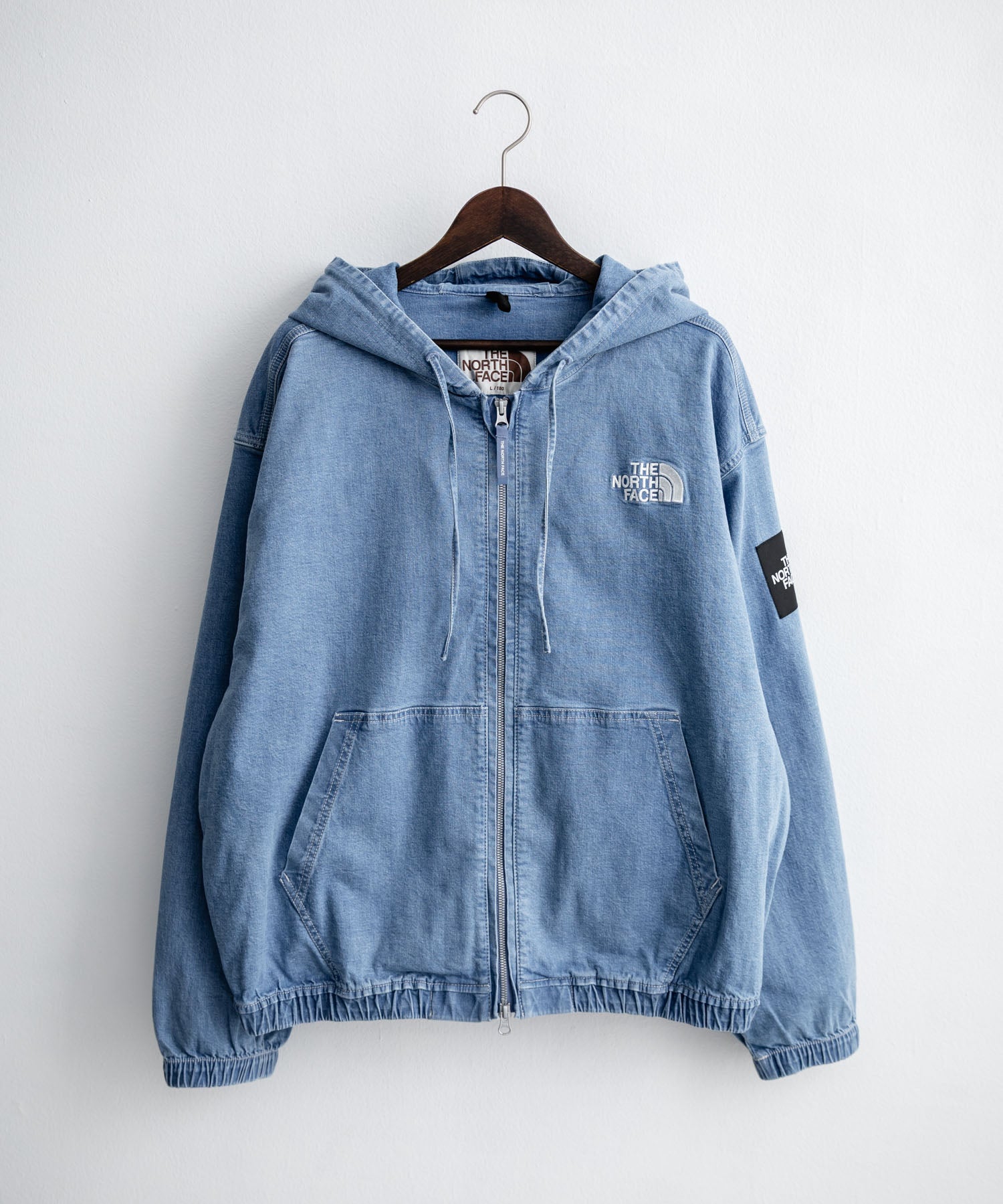 日本未展開モデル THE NORTH FACE WHITE LABEL ホワイトレーベル ザ・ノースフェイス BRIS DENIM JACKET デニムパーカー/デニムジャケット 16380