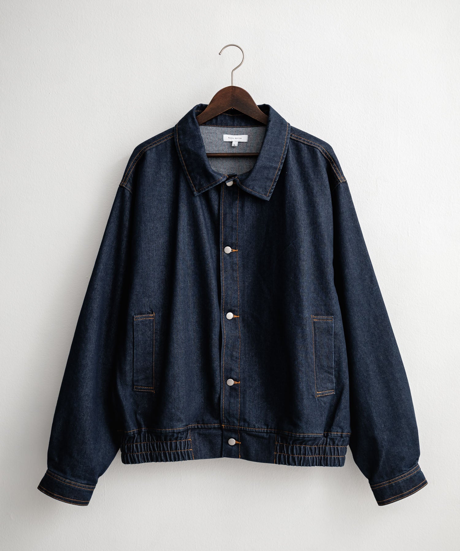 ヴィンテージライク オーバーサイズデニムブルゾン 15378