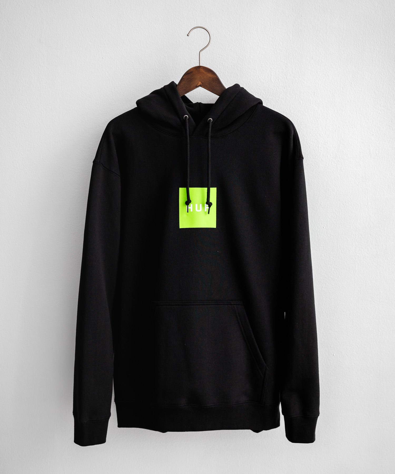 HUF ハフ SET BOX HOODIE オーバーサイズ裏起毛ロゴプルオーバーパーカー