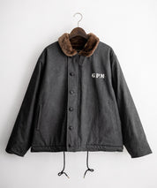 KRIFF MAYER クリフメイヤー バックグラフィックプリント裏ボアデッキジャケット 2525109 14969