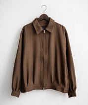 Upscape Audience アップスケープオーディエンス 日本製 国産 LANATEC ラナテック TECH メランジヘリンボンツイード 襟付きショートブルゾン AUD7364 14968