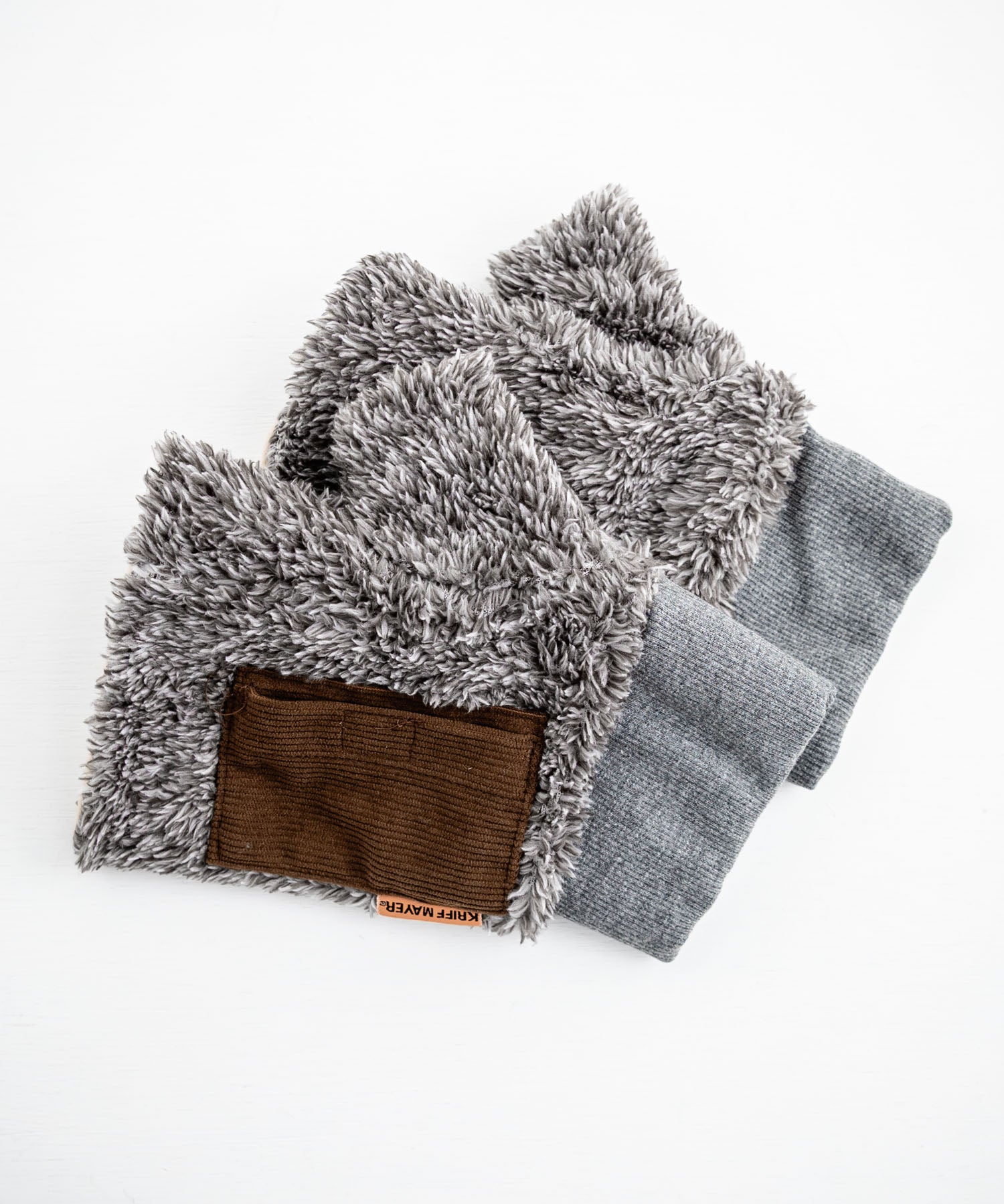 KRIFF MAYER クリフメイヤー デミグラブハンドウォーマー/フィンガーレスボア手袋 2527806 14966