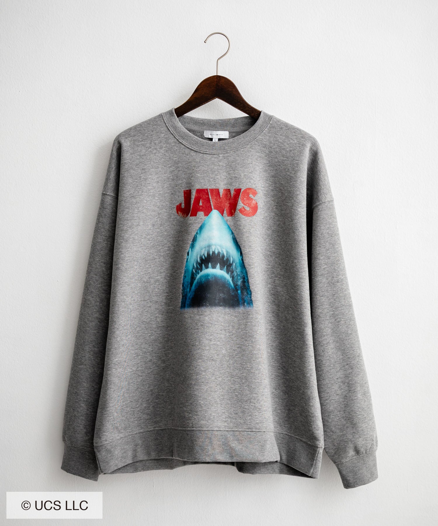 Universal City Studios LLC 別注コラボ オーバーサイズヴィンテージライクグラフィックプリント裏起毛スウェットトレーナー 15115