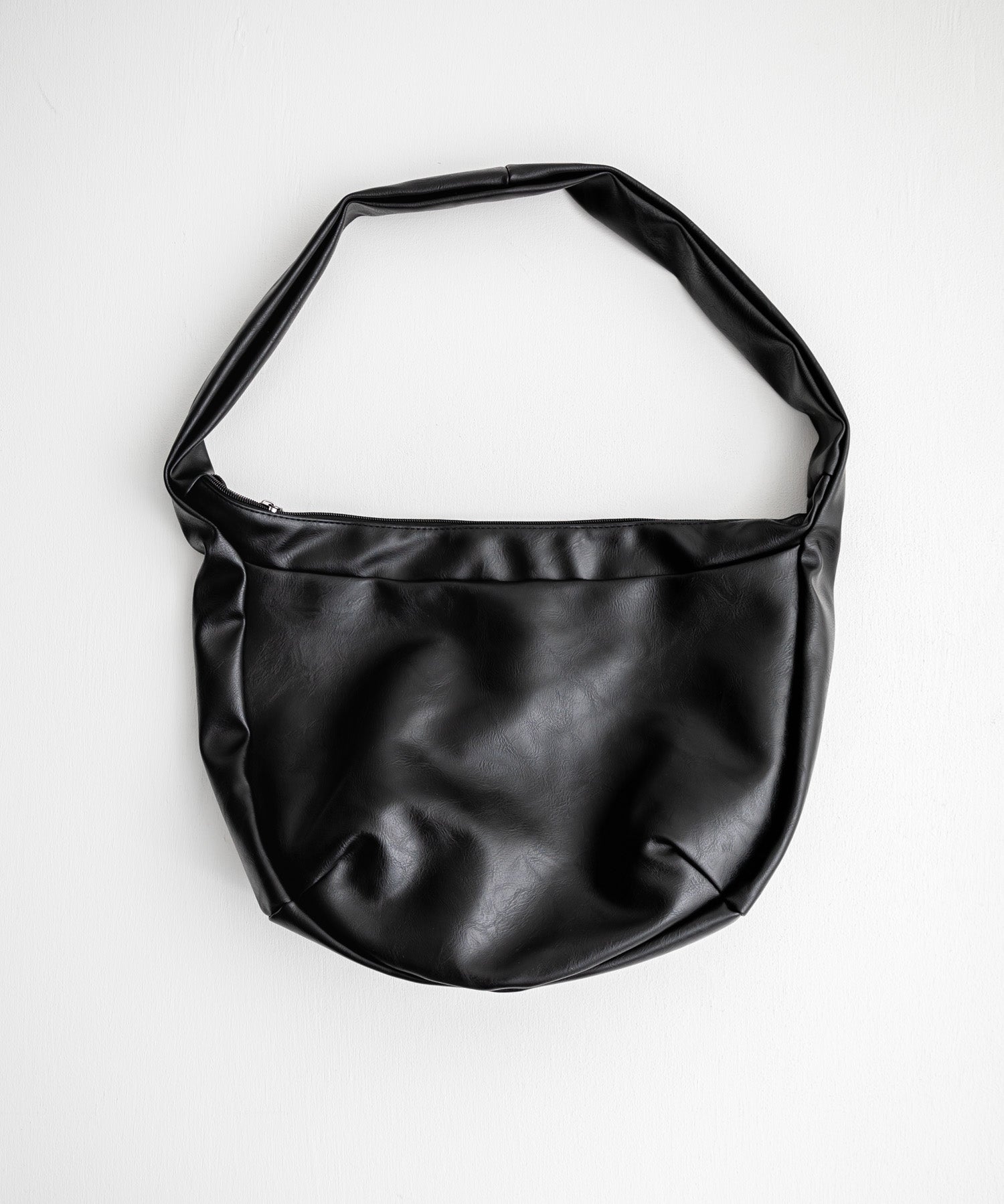 PUレザー ビッグショルダーバッグ 14290