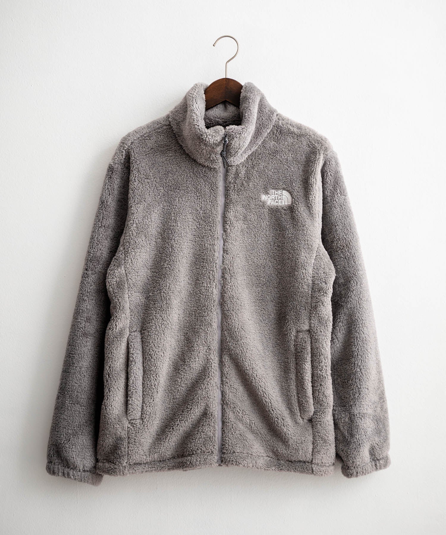日本未展開モデル THE NORTH FACE ザ・ノースフェイス WHITE LABEL ホワイトレーベル COMFY ALPHA FLEECE ZIP UP ワンポイントロゴ刺繍ボアジャケット 15367