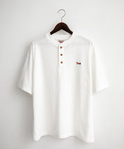 PENNEYS 別注コラボFOXワッペン鹿の子ヘンリーネック半袖Tシャツ 15620