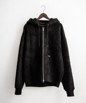 HUF ハフ CORSO HEAVYWEIGHT F/Z HOODIE オーバーサイズヘビーウェイトダブルジップボアフリースパーカー 15018