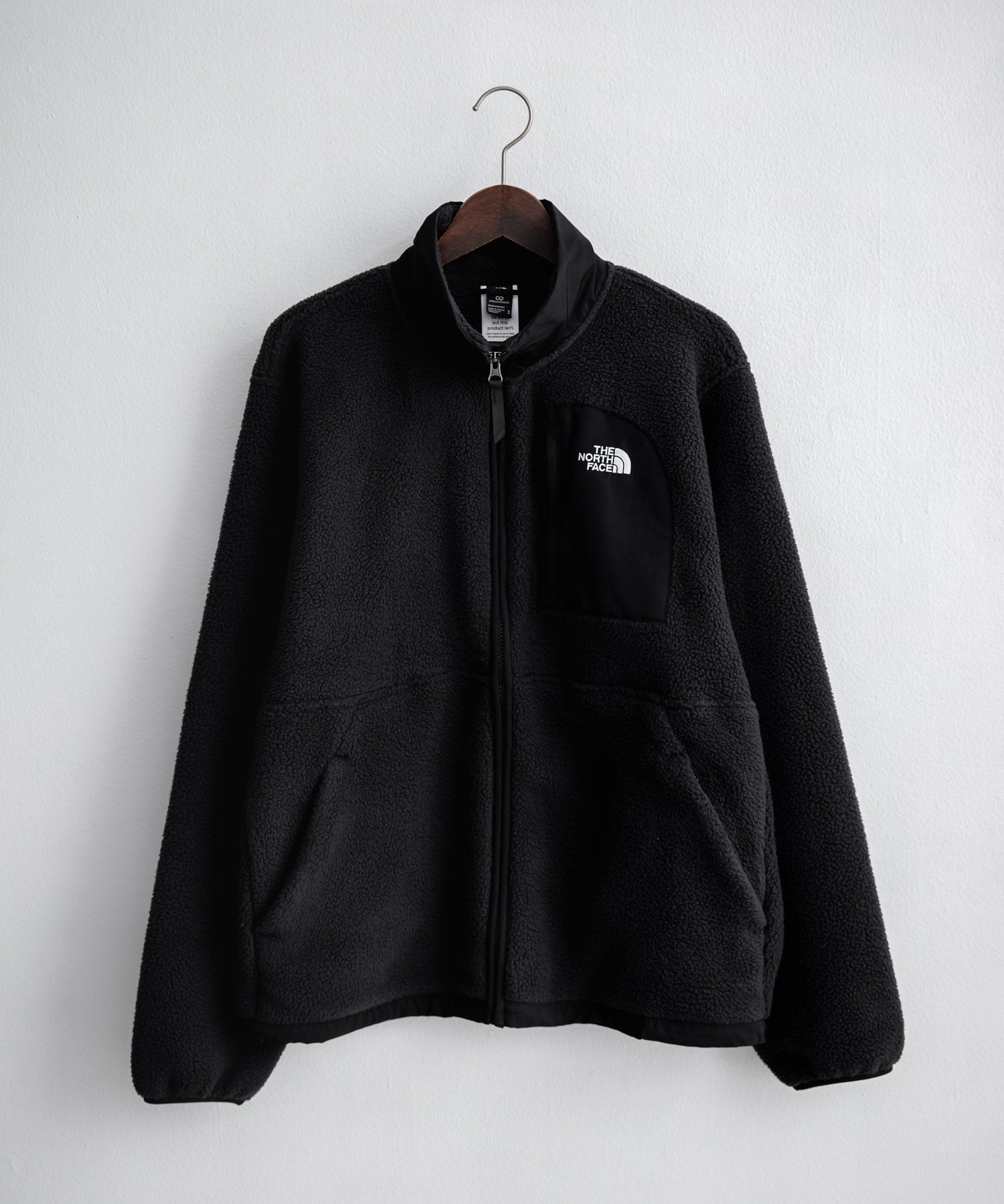 THE NORTH FACE ザ・ノースフェイス Men's Yumiori Off Peak Full Zip Jacket ワンポイントロゴ刺繍フルジップ長袖フリースジャケット 16246