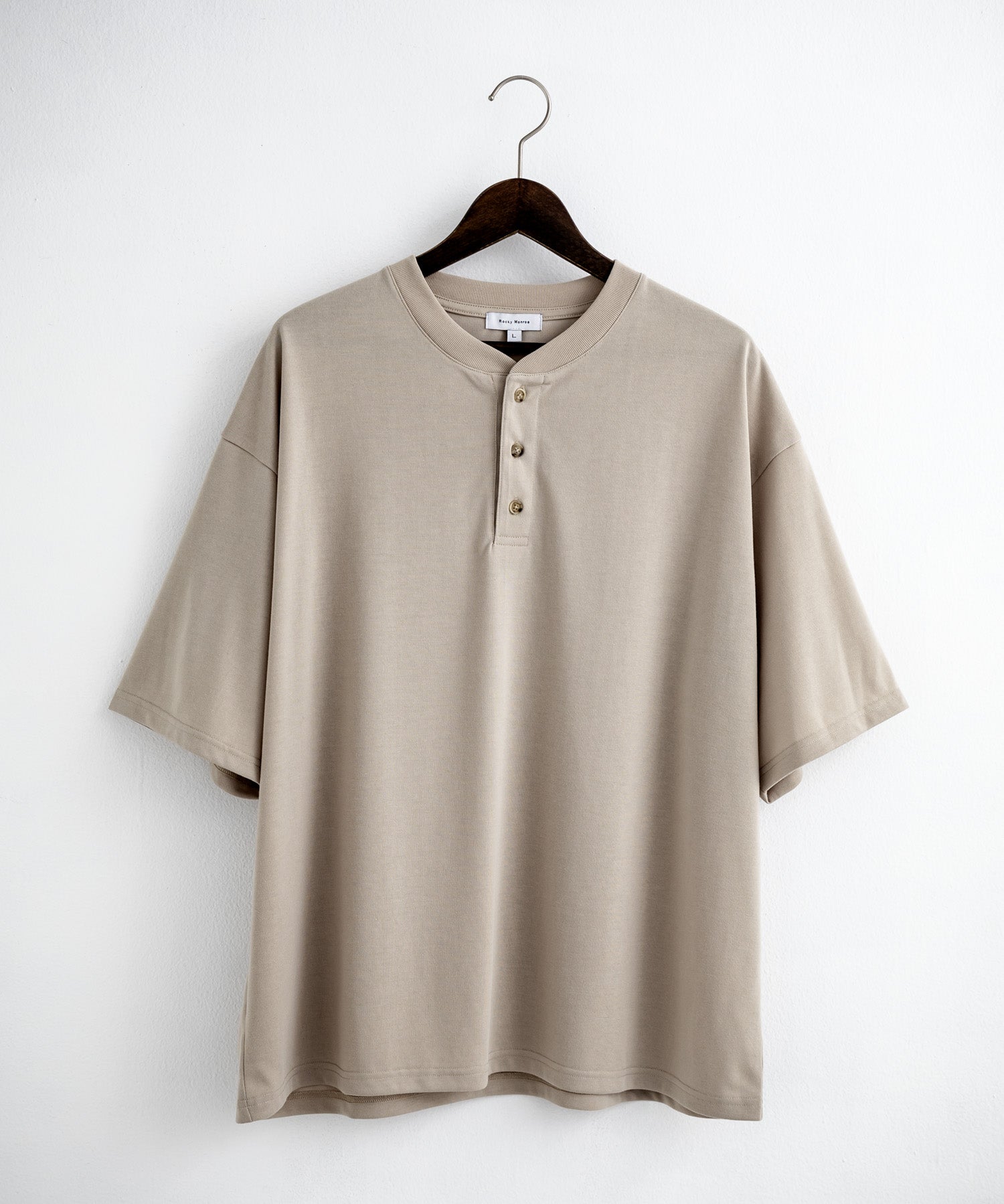 AIR TEC+ 接触冷感・遮熱・UVカット 多機能ヘンリーネック半袖Tシャツ 15428