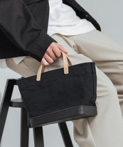 Butler Verner Sails バトラーバーナーセイルズ 日本製 国産 モールドレザーセルビッチキャンバス-ランチトート JI-2712 12319