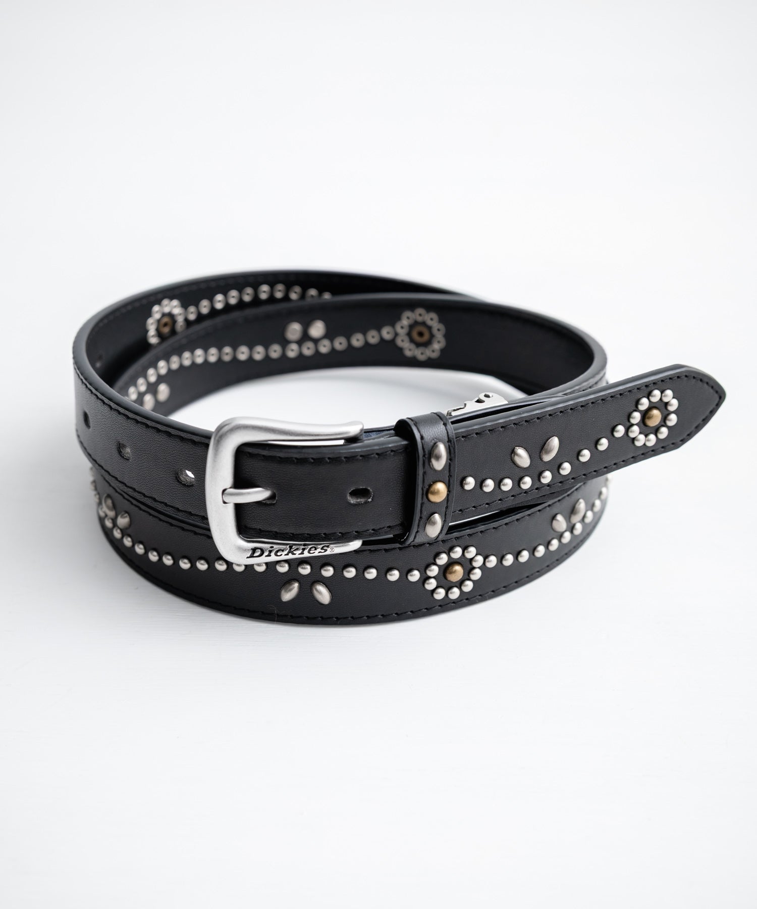 Dickies ディッキーズ サイズ調整可能 30mm PUレザー スタッズベルト 16243