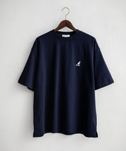 KANGOL 別注コラボ接触冷感ワンポイントロゴ刺繍半袖Tシャツ 15621