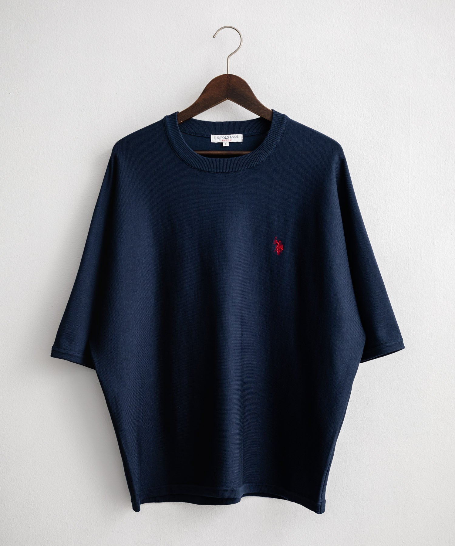 U.S. POLO ASSN. ユーエスポロアッスン ドルマン半袖サマーニット 15629