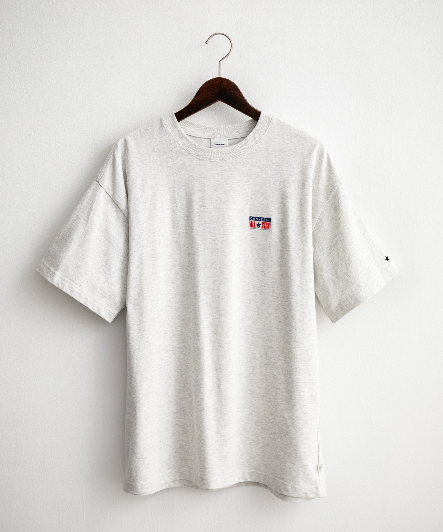 CONVERSE コンバース 天竺プレートロゴ半袖クルーネックTシャツ/ハーフスリーブカットソー 15723