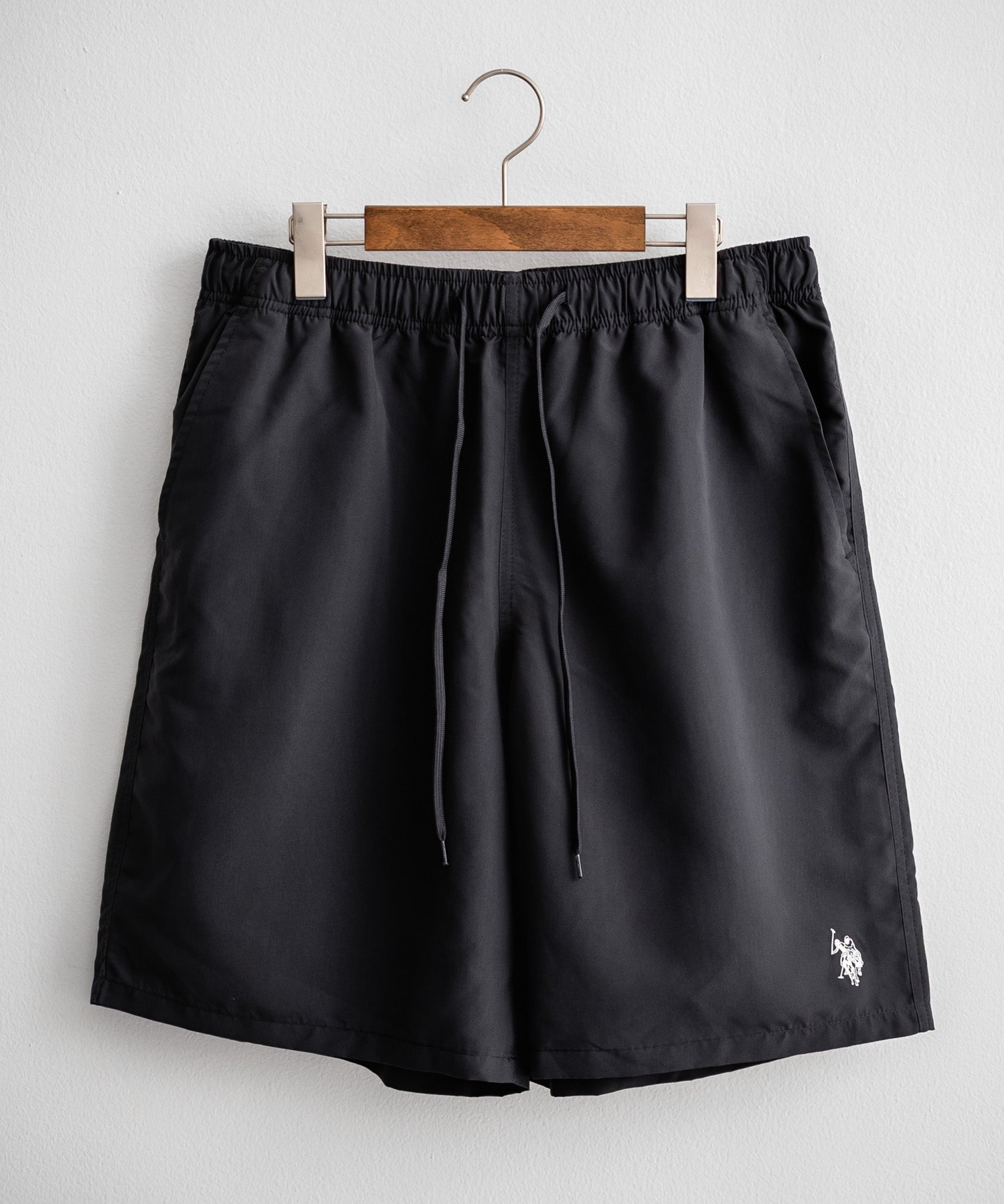 新色追加 U.S. POLO ASSN. ユーエスポロアッスン 水陸両用 別注コラボ接触冷感ワンポイントロゴ刺繍イージーショートパンツ 14320