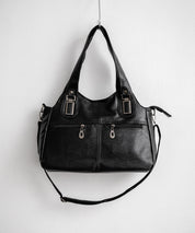 2WAY PUレザーショルダーバッグ/トートバッグ 15506