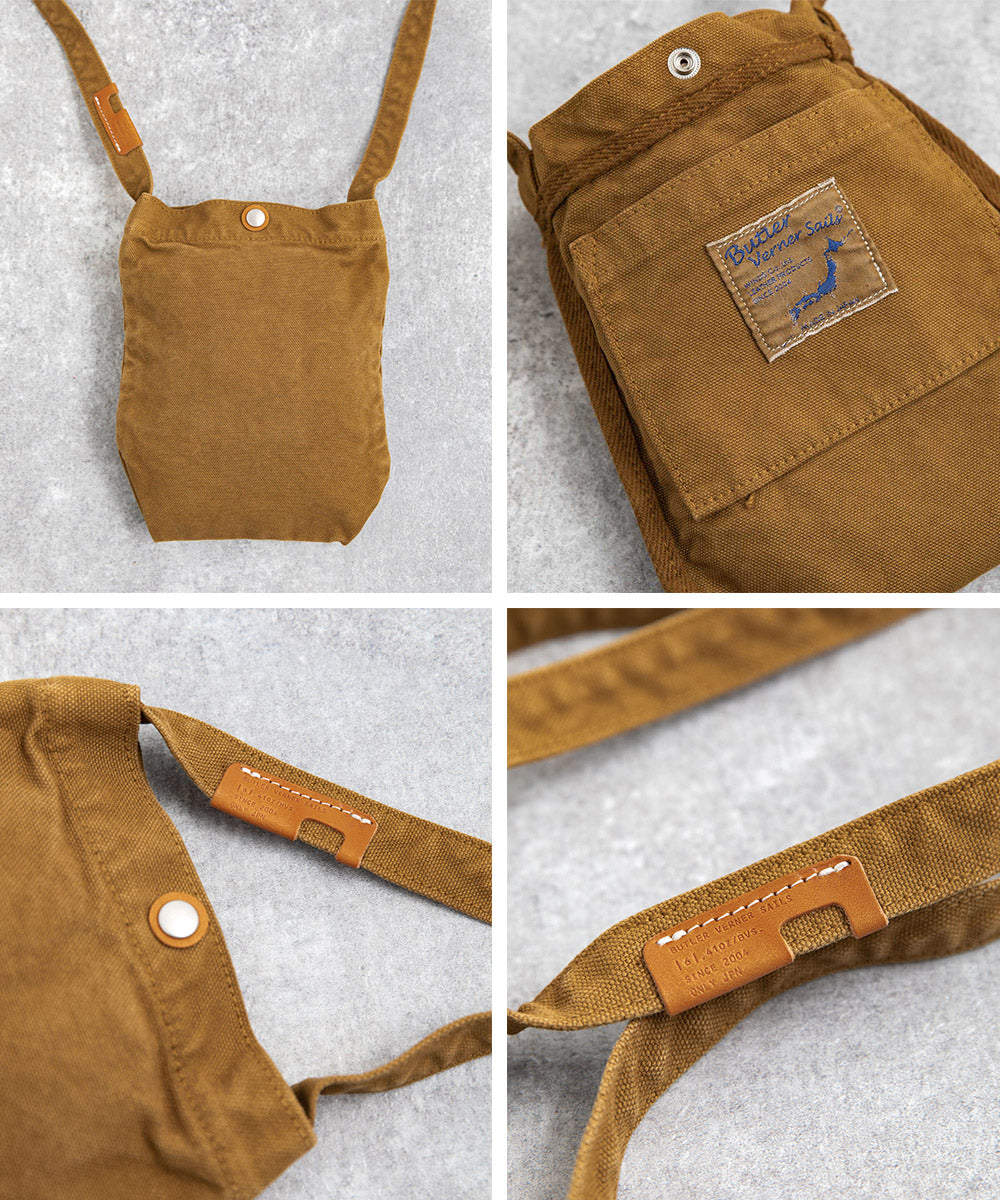 Butler Verner Sails バトラーバーナーセイルズ 日本製反応染めミニポーチ サコッシュバッグ JA-2340 8938